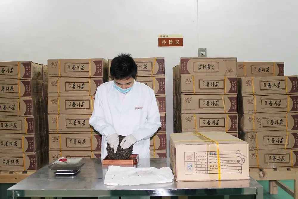 陕西普洱茶检验展示